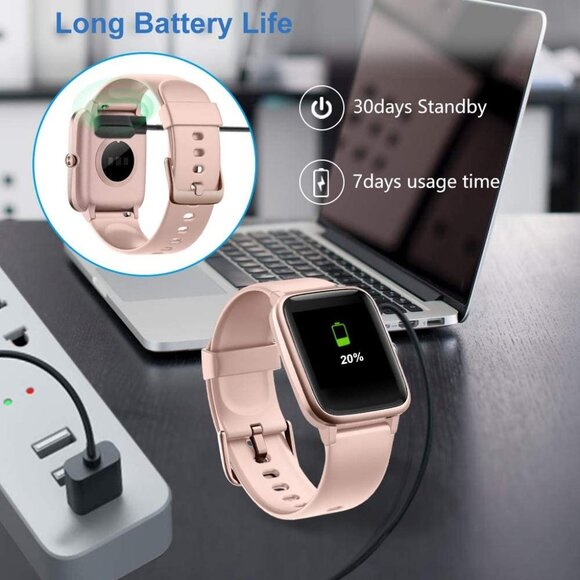 NEW Smart Watch Fitness, Heart, & Sleep Tracker - Picture 12 of 16